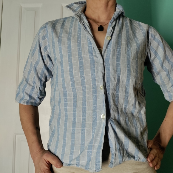 New Era Tops - Vintage Women's Button Up